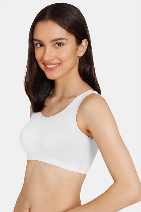 Zivame Girls Double Layered Non Wired Full Coverage Slip-on Beginner Bra (Pack of 2) - Multicolor — image 4